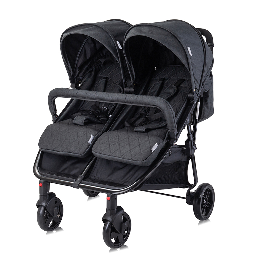 LORELLI KOLICA ZA BLIZANCE DUO+TORBA - BLACK - Slika 4