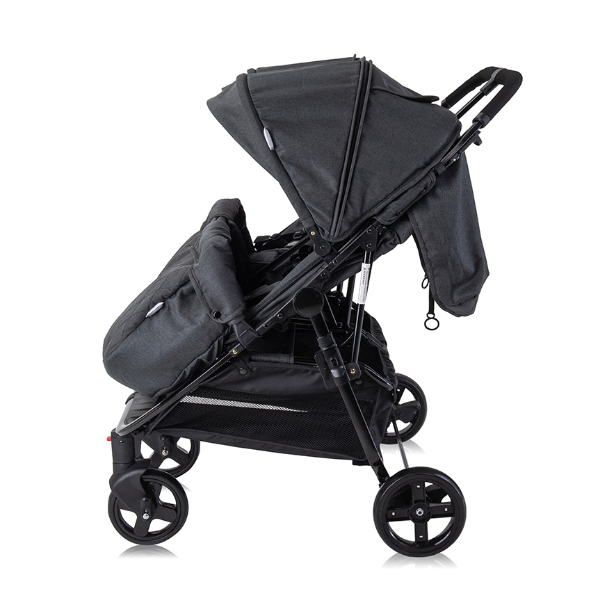 LORELLI KOLICA ZA BLIZANCE DUO+TORBA - BLACK - Slika 2