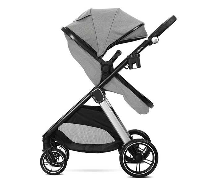 LORELLI KOLICA ZA BEBE 3u1 ASPEN SA TRANS.SEDISTEM+ADAPTERI - GREY - Slika 5