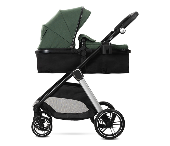LORELLI KOLICA ZA BEBE 3u1 ASPEN SA TRANS.SEDISTEM+ADAPTERI - GREEN - Slika 4