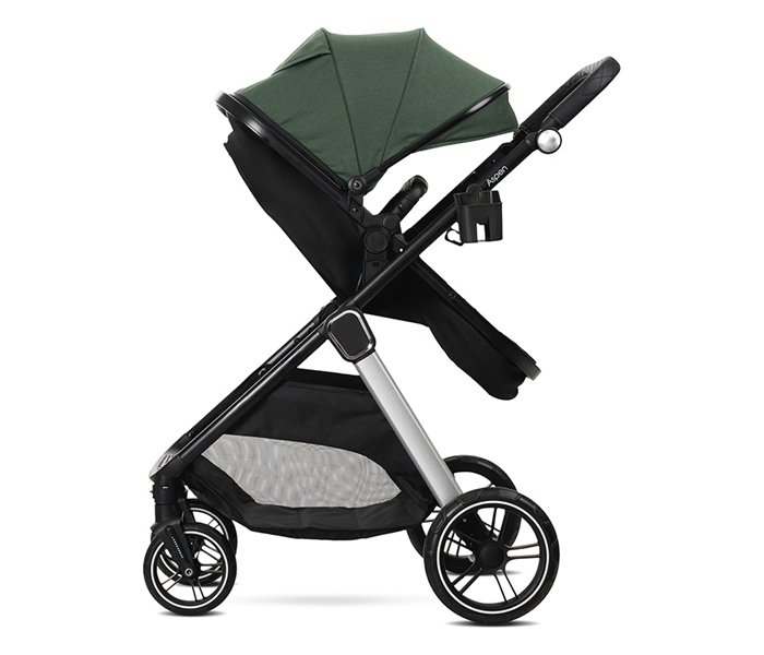LORELLI KOLICA ZA BEBE 3u1 ASPEN SA TRANS.SEDISTEM+ADAPTERI - GREEN - Slika 5