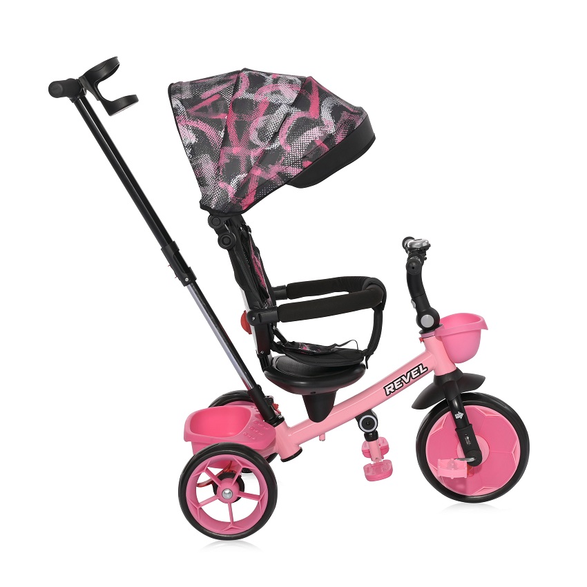 LORELLI TRICIKL REVEL - PINK GRUNGE - Slika 9