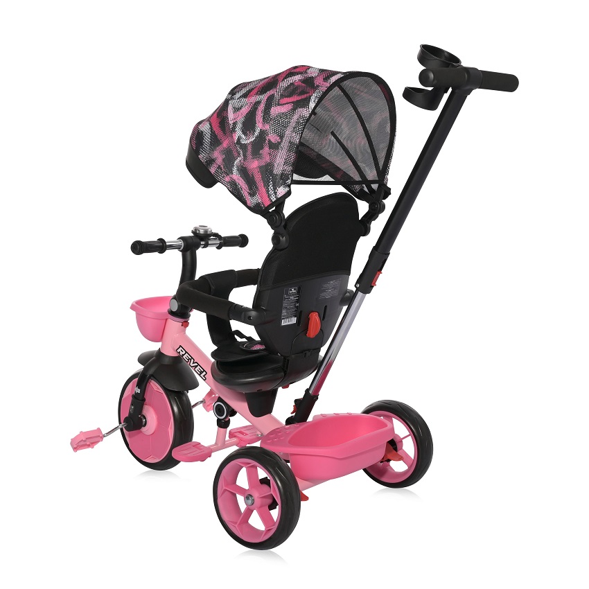 LORELLI TRICIKL REVEL - PINK GRUNGE - Slika 4