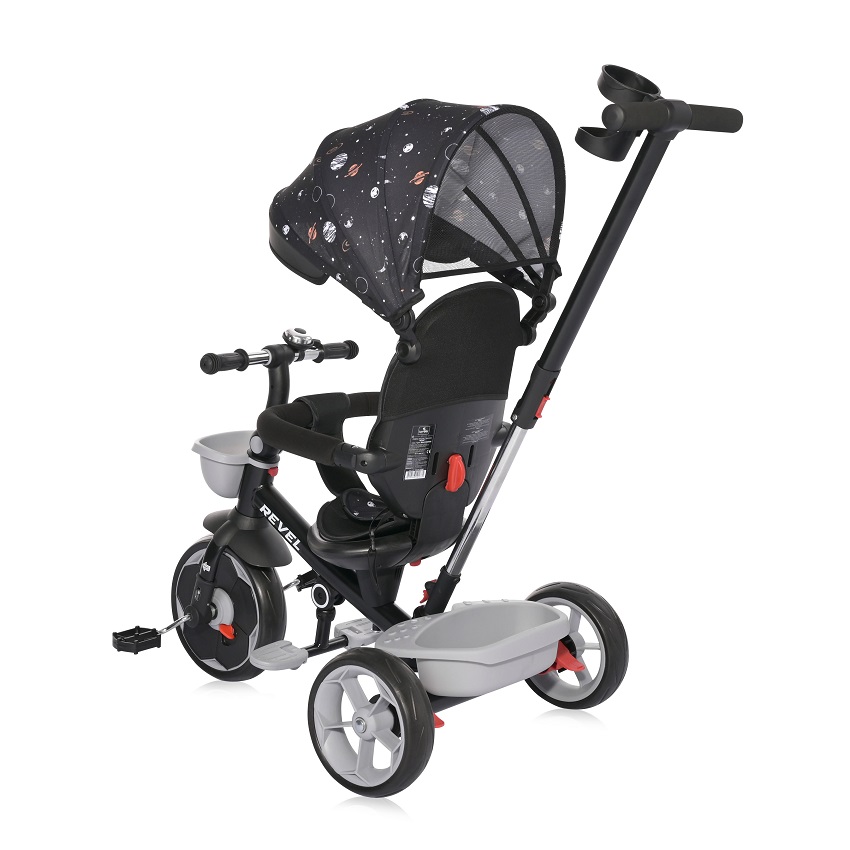LORELLI TRICIKL REVEL - BLACK COSMOS - Slika 4