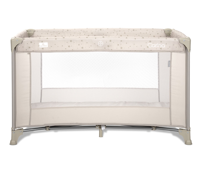 LORELLI PRENOSIVI KREVET CARINA 1 NIVO - BEIGE STARS - Slika 2