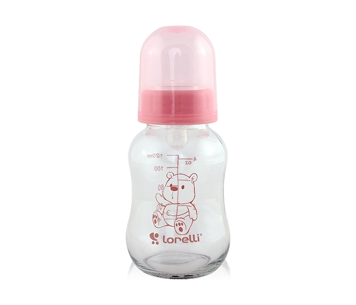 LORELLI FLASICA STAKLENA 125ml (0m+) - BLUSH PINK - Slika 2