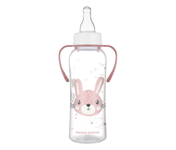 CANPOL BABIES FLASICA CUTE ANIMALS SA RUCKAMA 250ml (11/845) - PINK - Slika 2