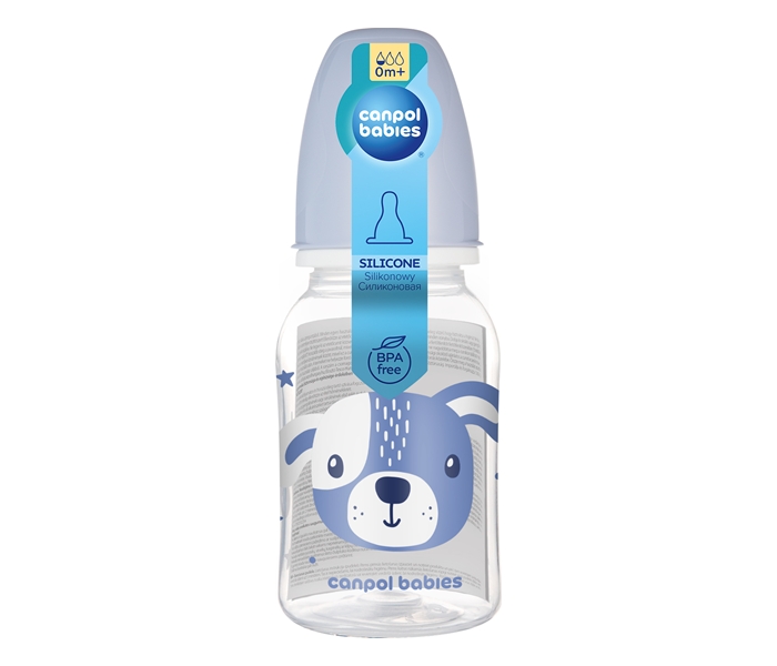 CANPOL BABIES FLASICA CUTE ANIMALS 120ml (11/851) - BLUE - Slika 3