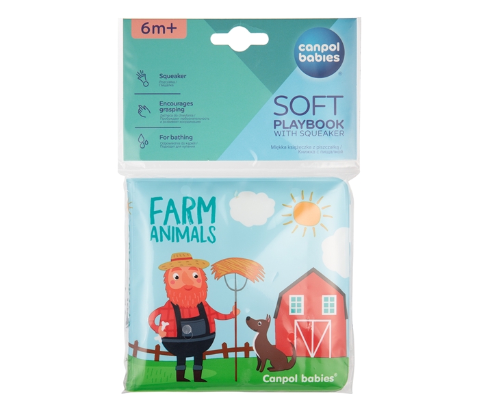 CANPOL BABIES MEKANA KNJIGA SA PISKOM (6m+) - FARMA 2/083 - Slika 3
