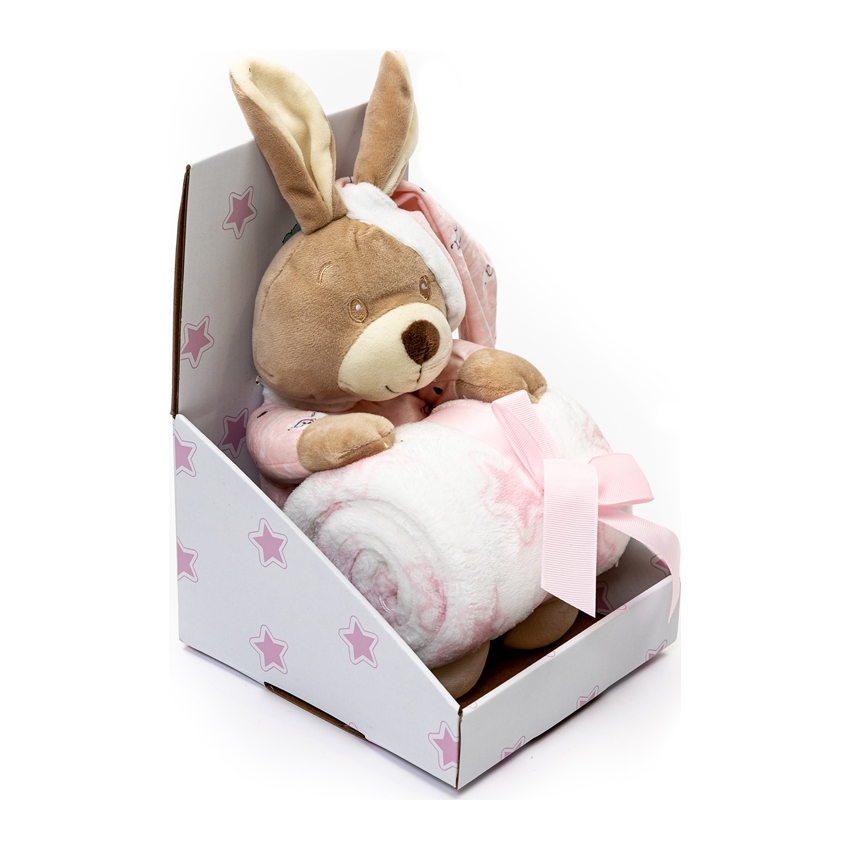 BBO SET IGRACKA + CEBENCE SLEEPY BEAR (20TB0167) - PINK - Slika 2