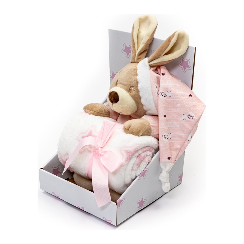 BBO SET IGRACKA + CEBENCE SLEEPY BEAR (20TB0167) - PINK - Slika 3