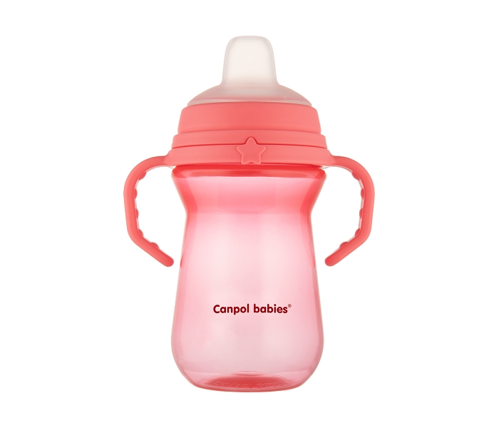 CANPOL BABIES SOLJA 250ml SA SILIKONSKIM KLJUNOM (56/615) - PINK - Slika 4