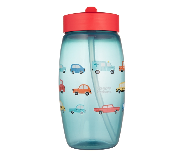 CANPOL BABIES SPORTSKA SOLJA SA SAVITLJIVIM KLJUNOM OD 400ML CARS 56/618_BLU - Slika 3