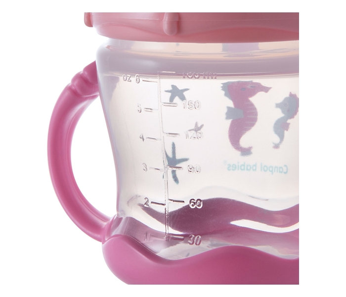 CANPOL BABIES SOLJA LOVE&SEA 180ml SA SILIKONSKIM KLJUNOM (57/300) - PINK - Slika 5