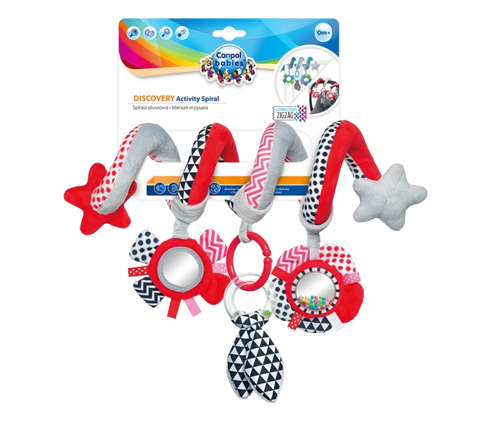 CANPOL BABIES PLISANA IGRACKA ZIG ZAG - RED 68/063 - Slika 3