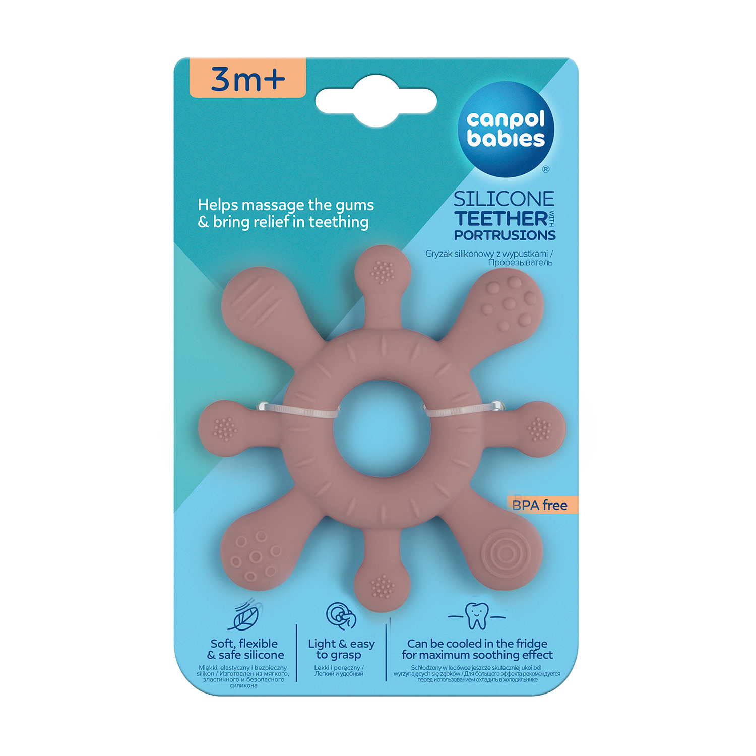 CANPOL BABIES GLODALICA - SILICON STARFISH - 80/307 - Slika 2