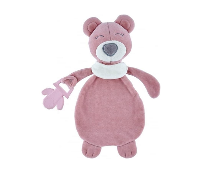 BABYJEM IGRACKA SWEET BEAR SA GLODALICOM - ROSE - Slika 4