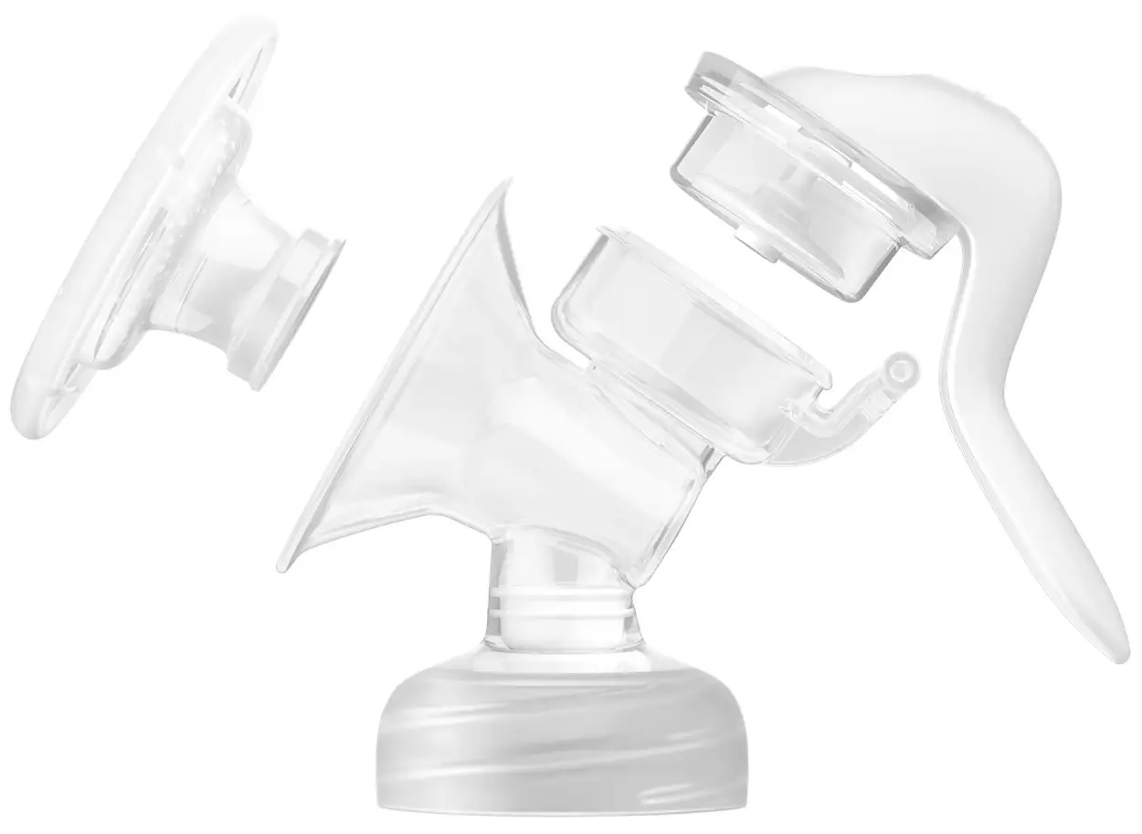 AVENT MANUELNA PUMPICA, SET ZA IZMAZANJE NATURAL (flasice, tufer, via solja sa adapterom) - Slika 7