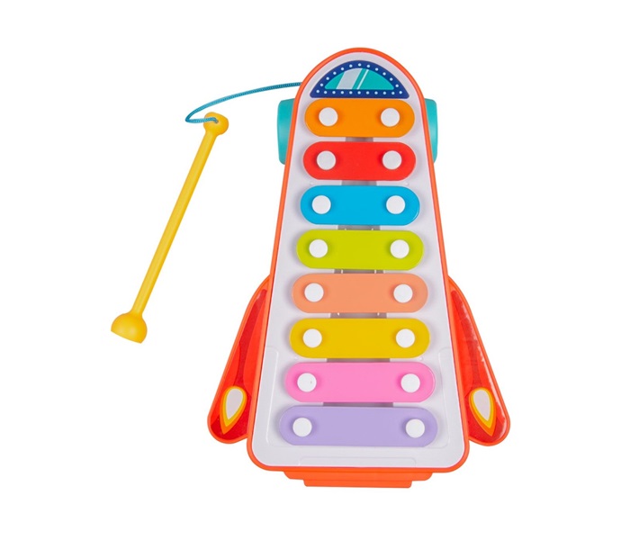 BBO TOYS IGRACKA METALOFON ZA BEBE - ROCKET 18m+ (HE8040) - Slika 2