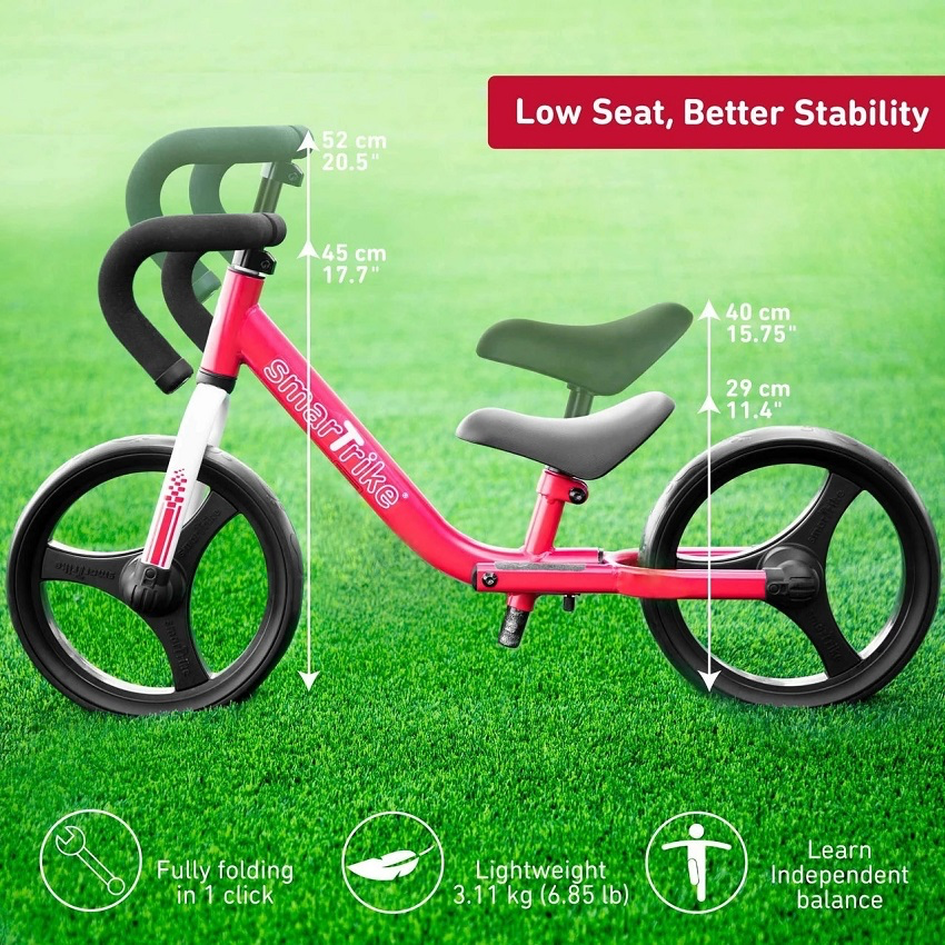 SMART TRIKE BICIKL FOLDING - BALANCE BIKE RED - Slika 4