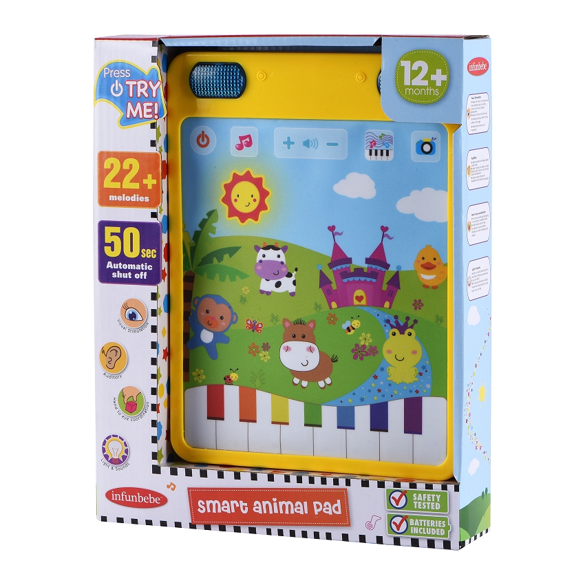 INFUNBEBE IGRACKA SMART PED -ZIVOTINJE 12M+ SA ZVUKOM - Slika 2