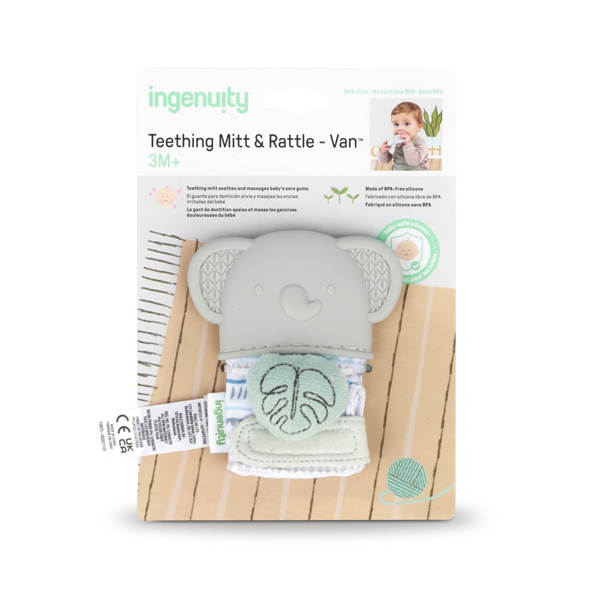 KIDS II INGENUITY RUKAVICA GLODALICA ZA BEBE - VAN™ 3-36M - Slika 8