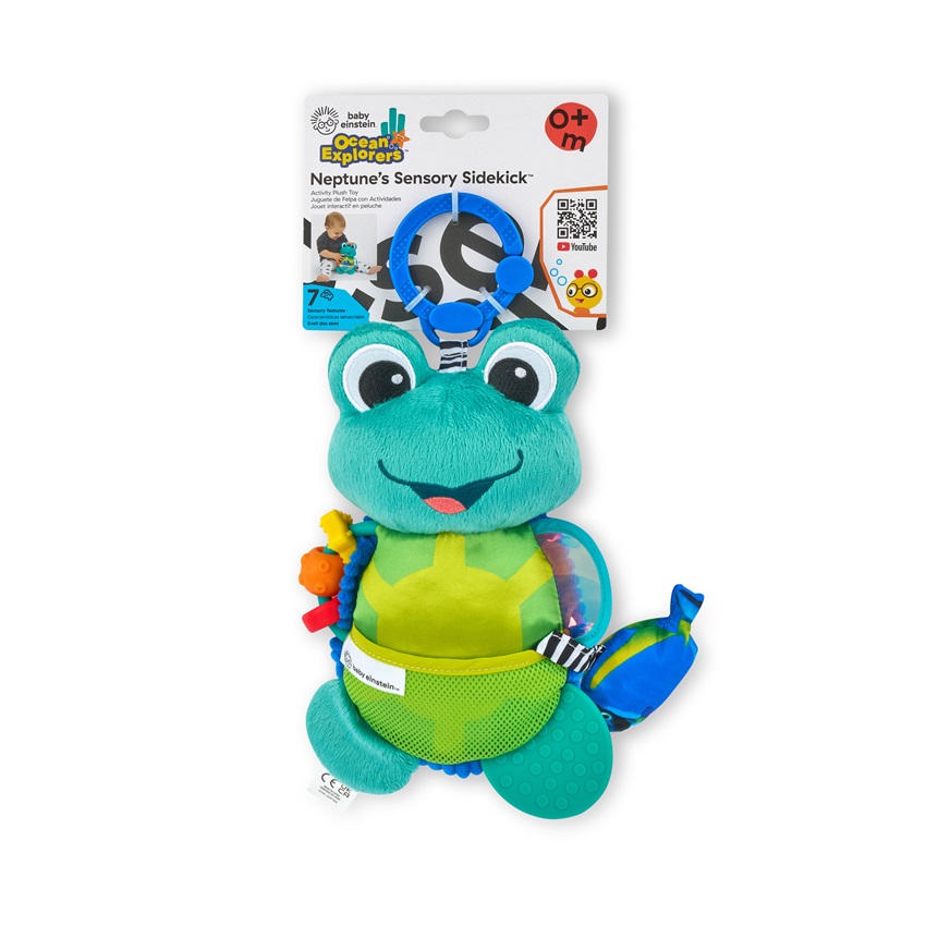 KIDS II PLISANA IGRACKA BABY NEPTUNE SIDEKICK™ 0-36M - Slika 6