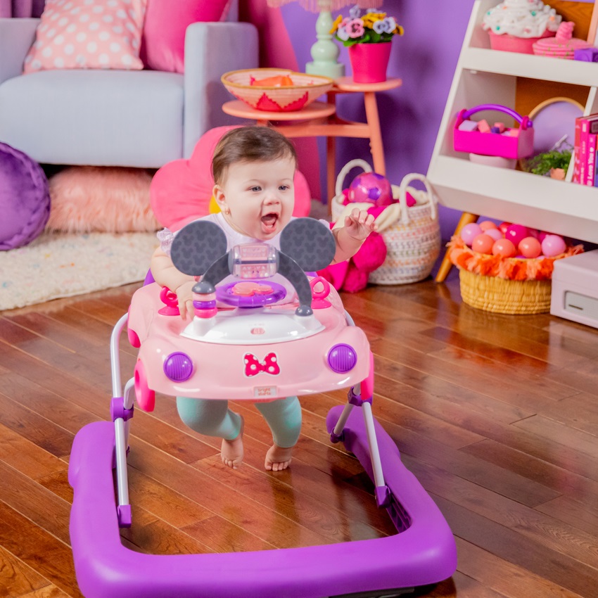 KIDS II DISNEY DUBAK 3-IN-1 MINNIE MOUSE GO, GO BOWS™ 6-24M - Slika 5