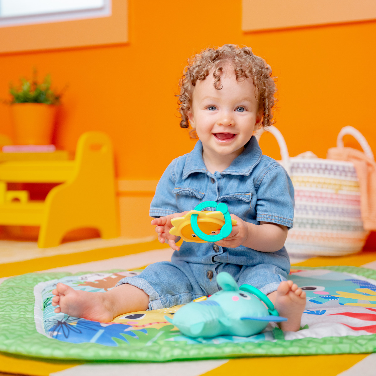 KIDS II BRIGHT STARTS PODLOGA ZA IGRU - WILD WIGGLES™ 16814 - Slika 7