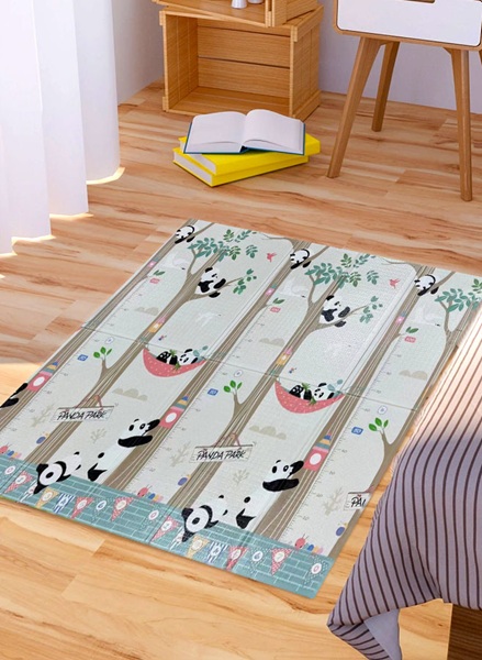 BBO SKLOPIVA PODLOGA ZA IGRU OD PENE (ZH-1) - PANDA BIRTHDAY PARTY (180x200x1cm) - Slika 3
