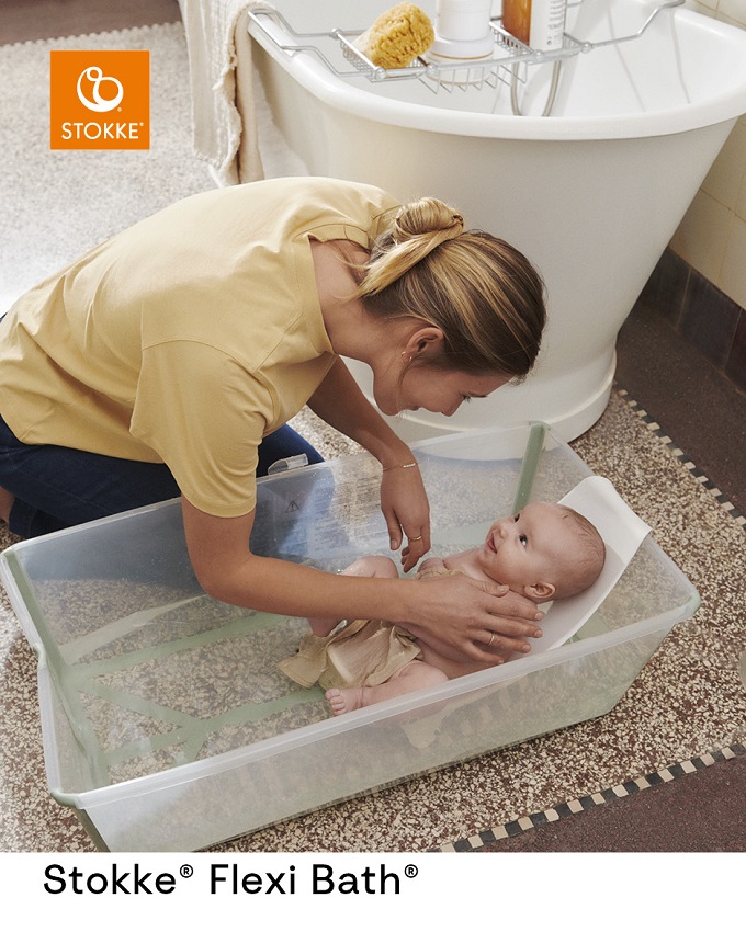 STOKKE FLEXI BATH SET (SKLOPIVA KADICA) - WHITE