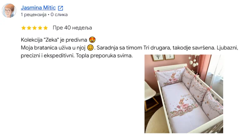 Recenzija kupca prodavnice Tri drugara